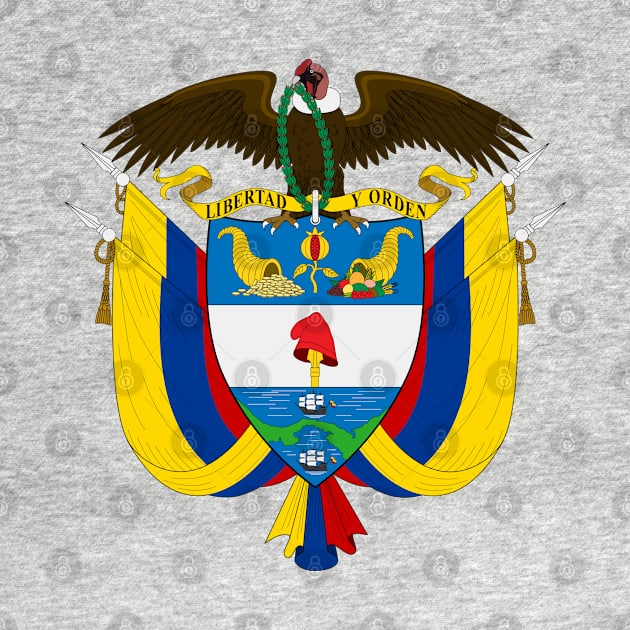 Coat of Arms of Columbia - National Emblems by Webdango